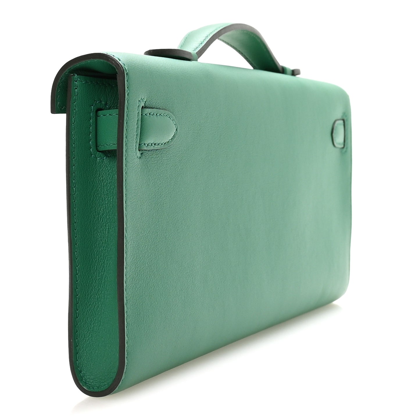 Swift Kelly Cut Clutch Pochette Vert Menthe