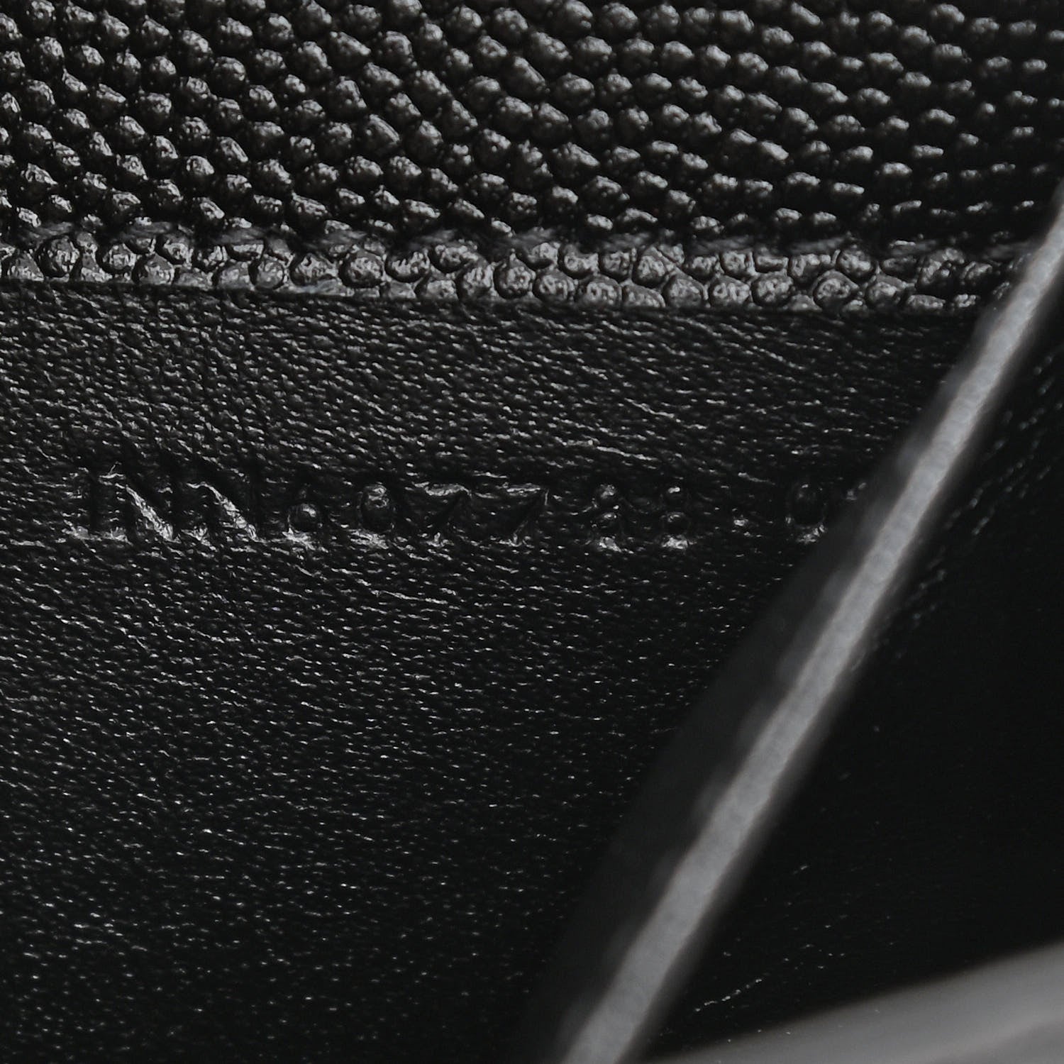 Saint Laurent Grain De Poudre Uptown Chain Wallet Black 9 of 13