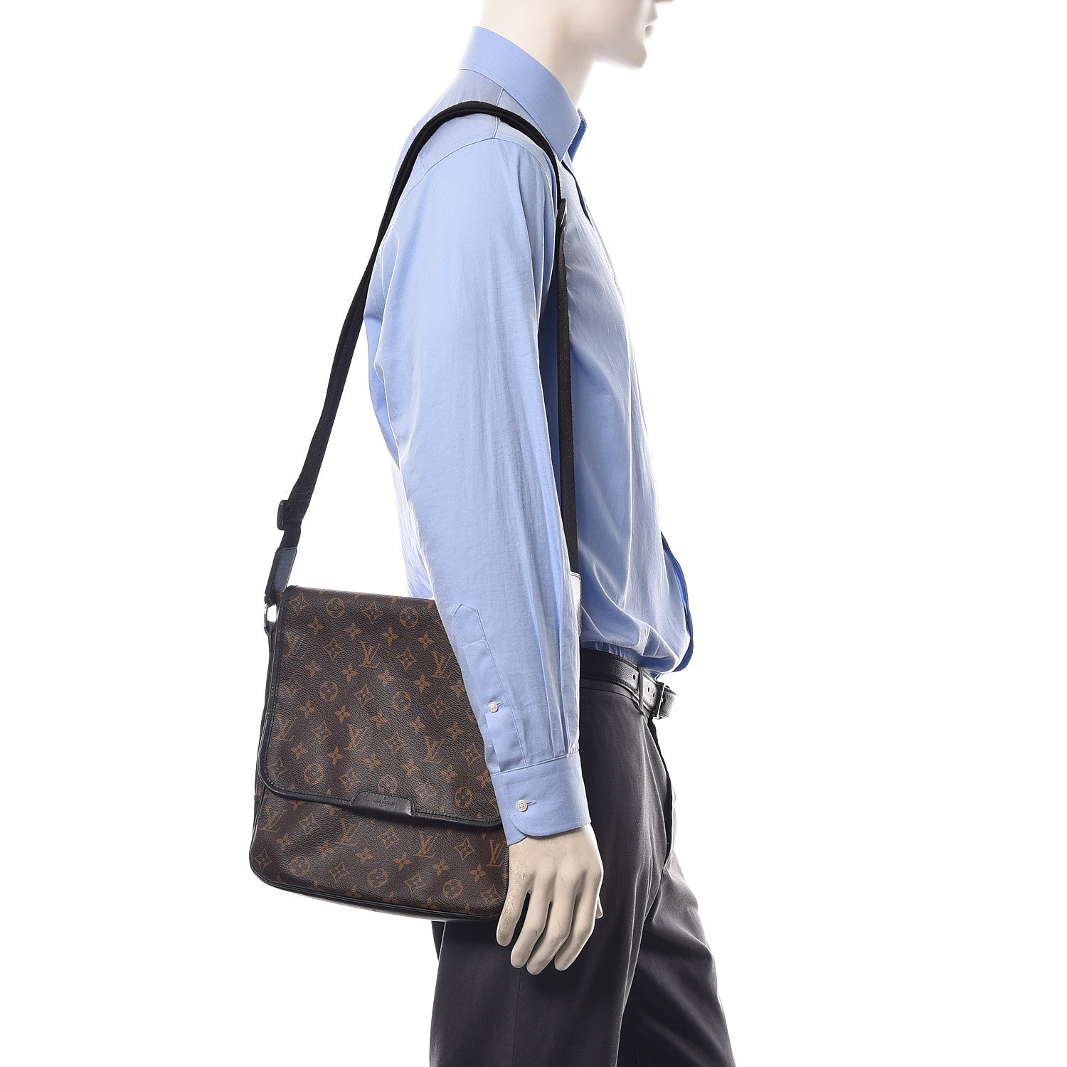Louis Vuitton Monogram Macassar Bass MM 2 of 9