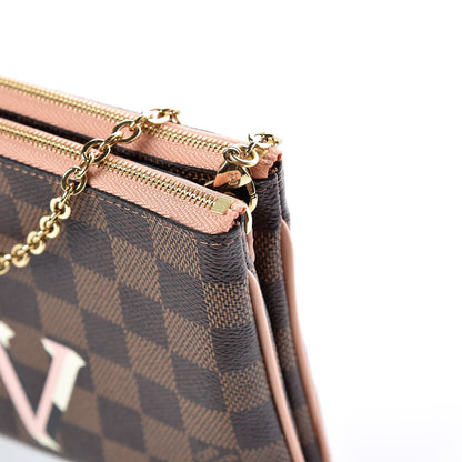 Louis Vuitton Damier Ebene Double Zip Pochette 14 of 16