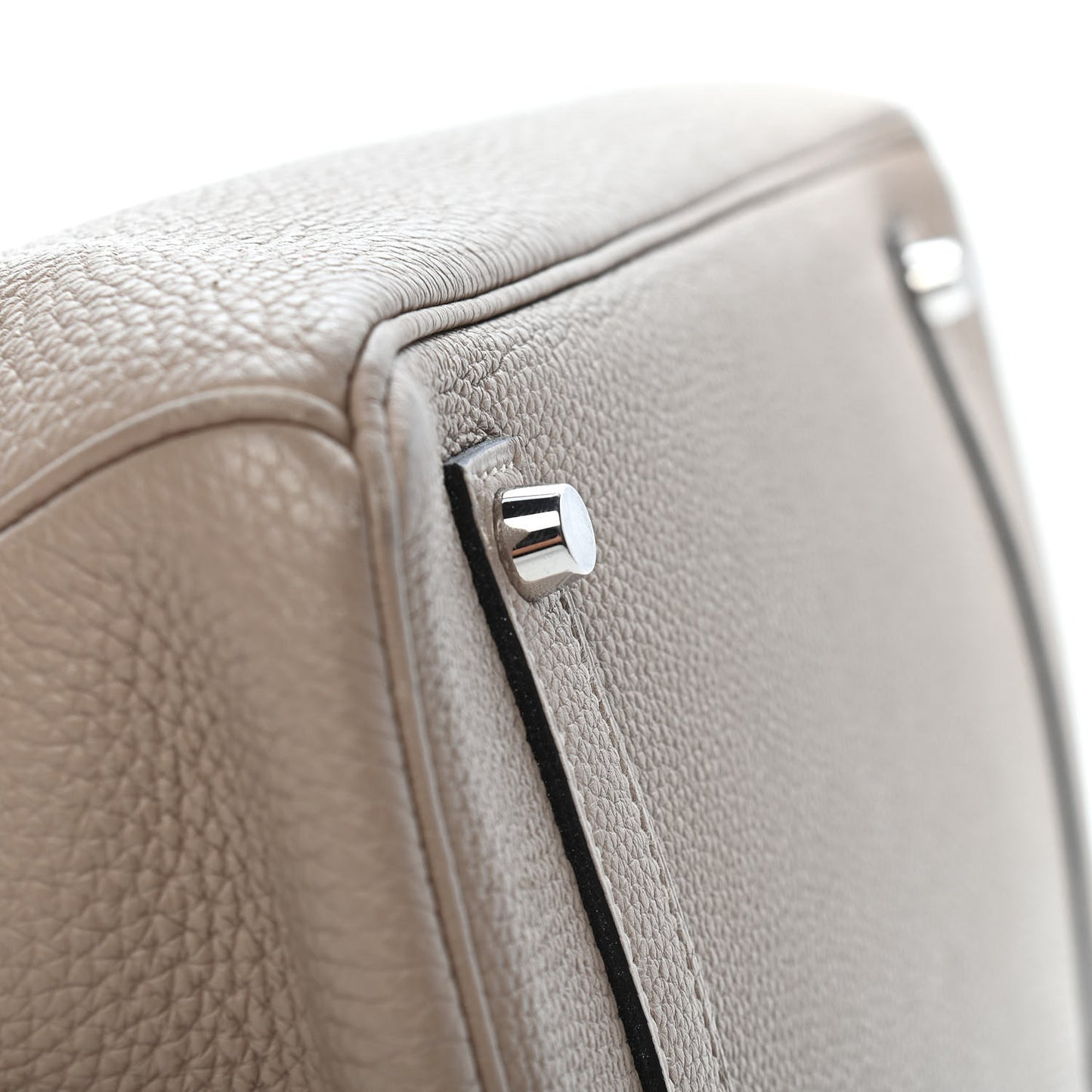 Taurillon Clemence Birkin 35 Gris Tourterelle