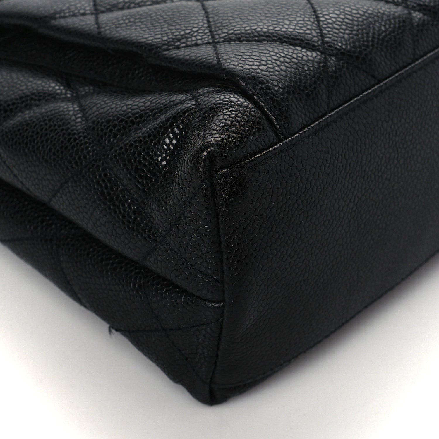 Chanel Caviar Quilted Flap Shoulder Bag Black 11 of 12