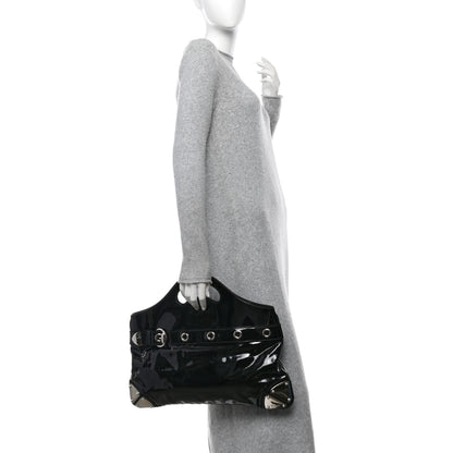 Gucci Patent Romy Medium Tote Black 2 of 11