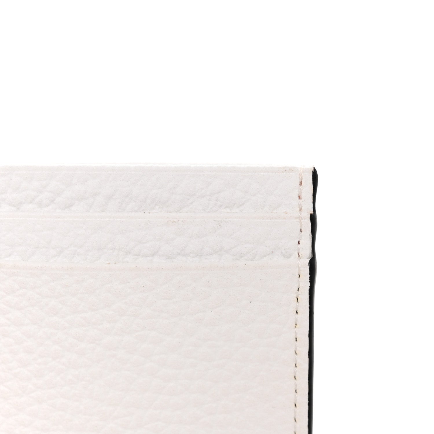 Christian Louboutin Calfskin Card Holder White Fluo Orange 8 of 8