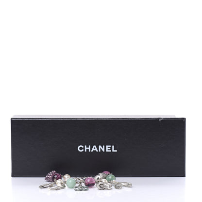 Chanel Charms CC Bracelet Silver Multicolor 4 of 4