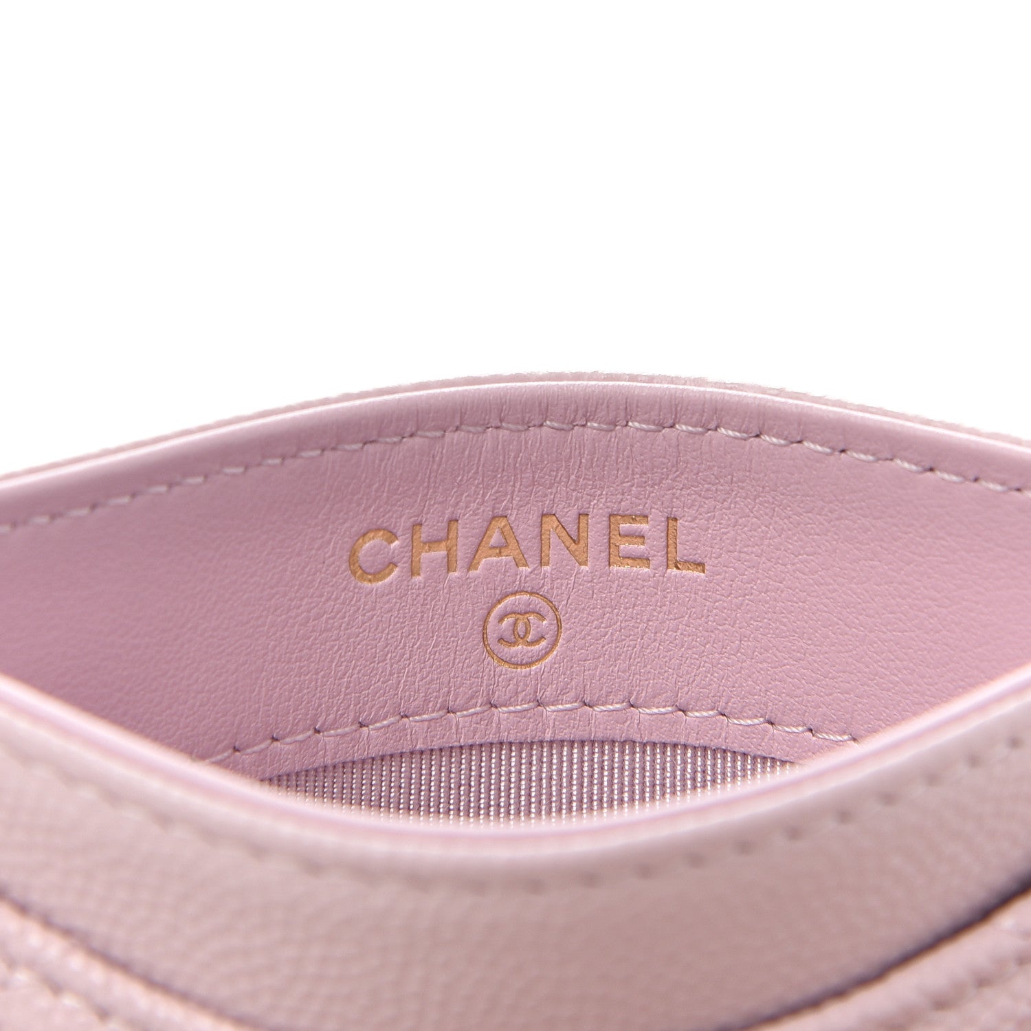 Chanel Caviar Quilted Card Holder Light Pink 5 of 8