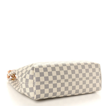 Louis Vuitton Damier Azur Graceful PM Rose Ballerine 4 of 10