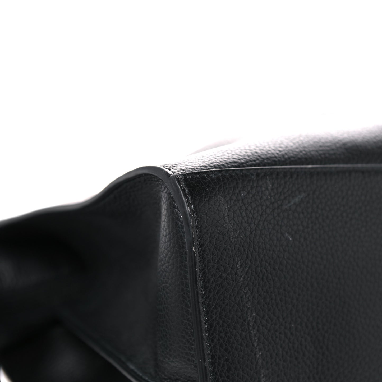 Grained Calfskin Black Hardware Neo Classic City Black