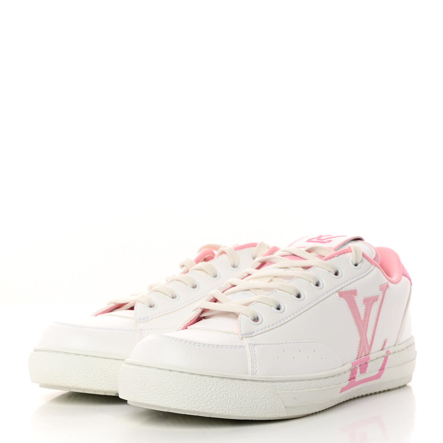 Calfskin Charlie Sneaker 39 White Rose Clair