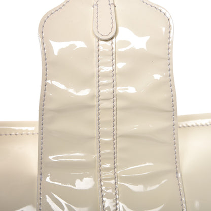 Jimmy Choo Patent Calfskin Tulita Clutch Off White 9 of 10