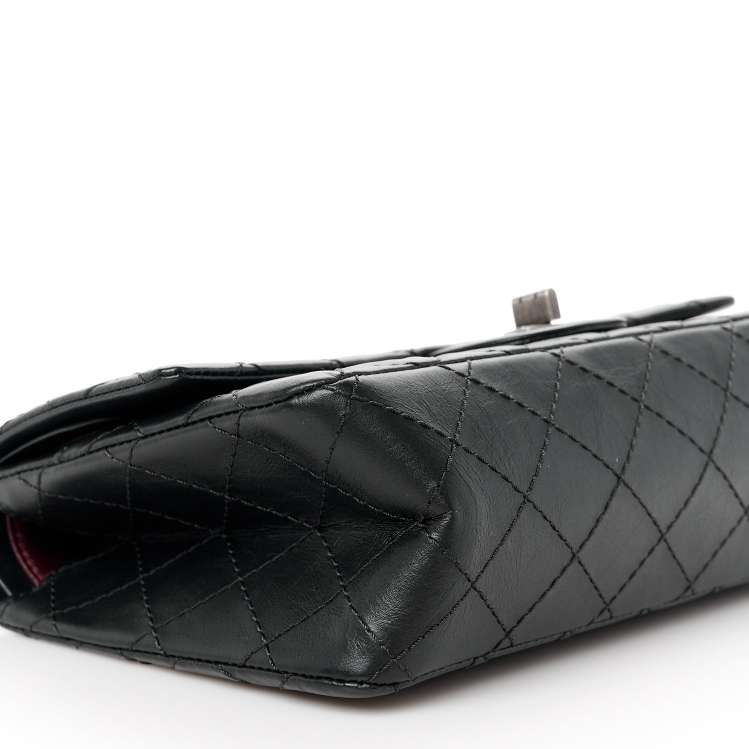 Chanel Aged Calfskin Quilted 2.55 Reissue 225 Flap Black 9 of 10