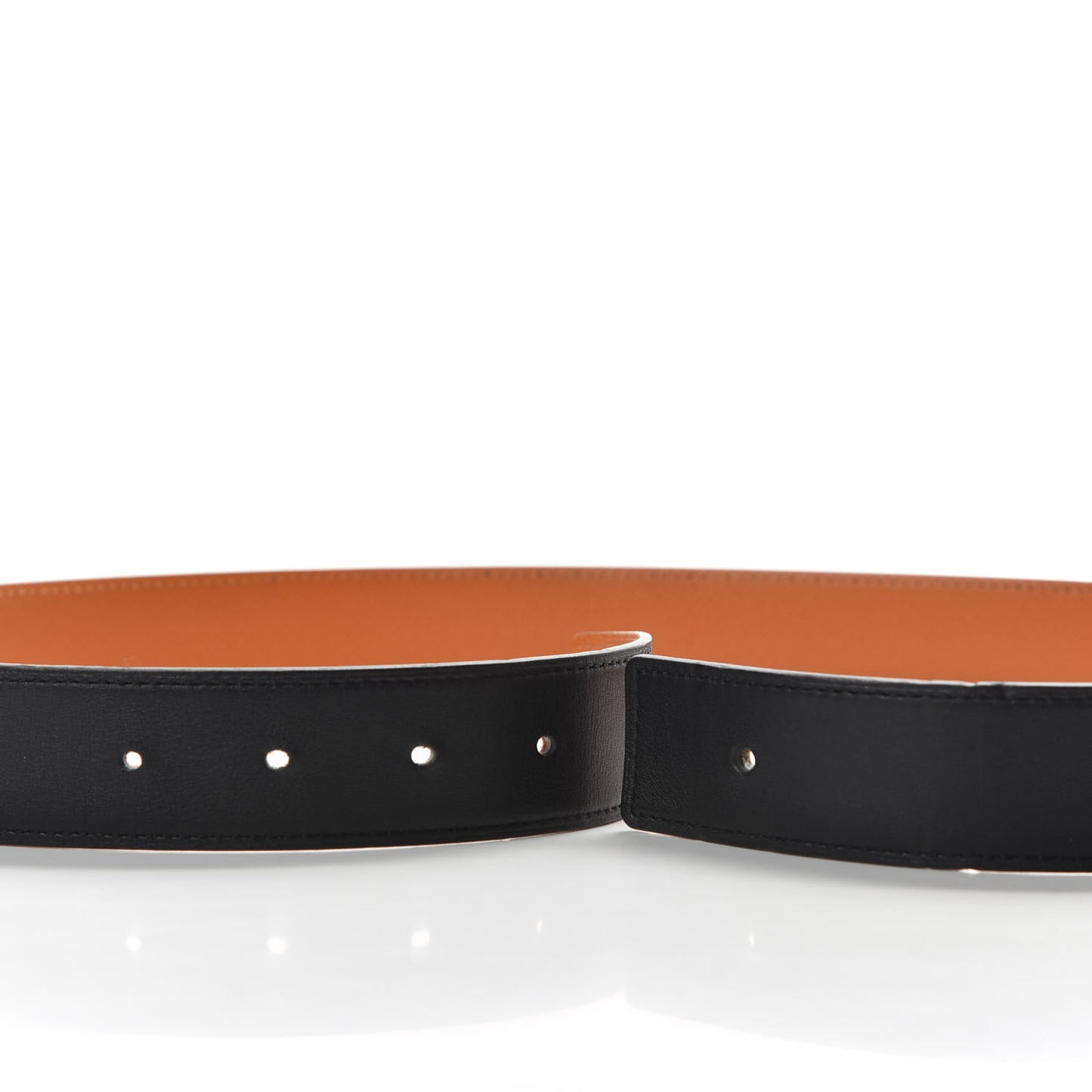 Swift Epsom 32mm Belt Strap 85 Black Orange