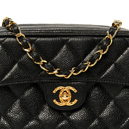 Chanel Caviar Quilted Camera Case Black 9 of 11