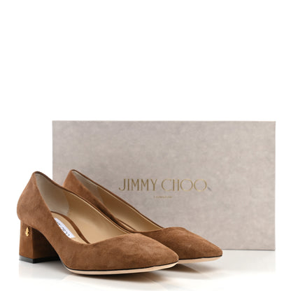Jimmy Choo Suede Dianne 45 Pump 39 Clove 18 of 18