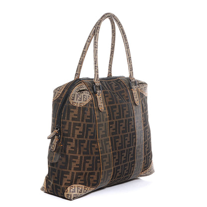 Fendi Zucca Zucchino Spalmati Large B Mix Tote Tobacco 3 of 10