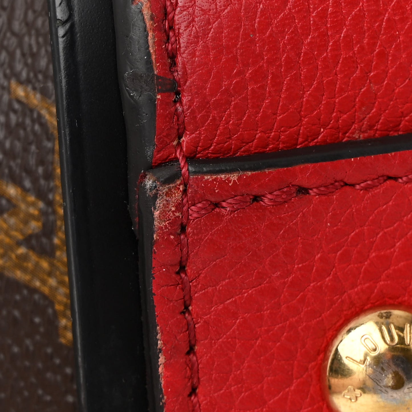 Calfskin Monogram Kimono Tote Cherry