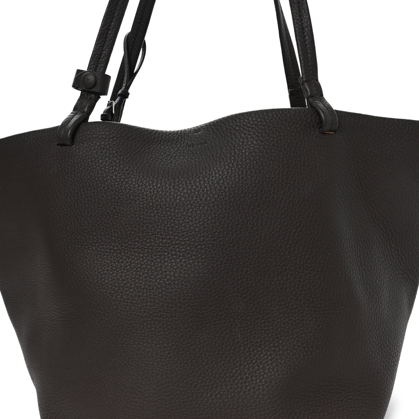 Grained Calfskin Park Tote Three Acajou Deep Brown