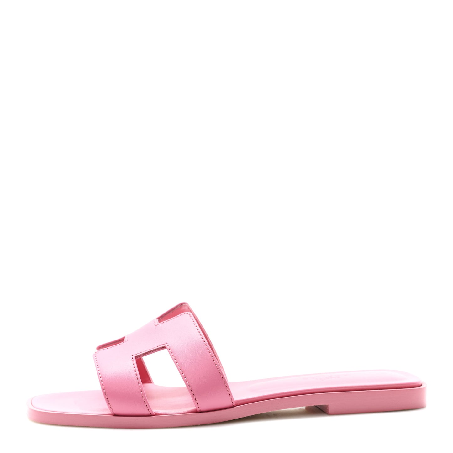 Box Calfskin Oran Sandals 36.5 Rose Pétale