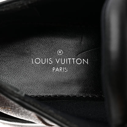 Louis Vuitton Monogram Calfskin Beaubourg Platform Derby Shoes 35 Brown 8 of 8