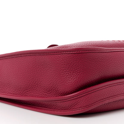 Hermes Taurillon Clemence Evelyne III GM Rubis 9 of 13