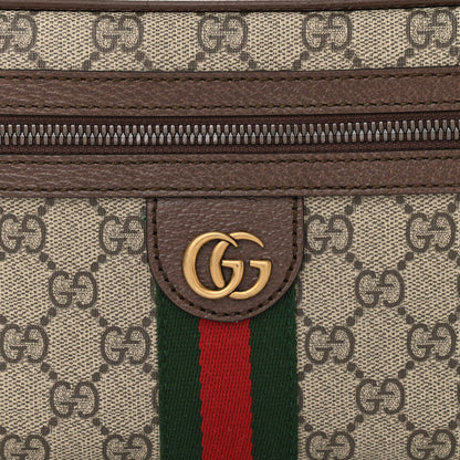 Gucci Soft GG Supreme Monogram Medium Ophidia Belt Bag Dark Brown 8 of 10