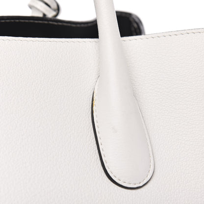 Christian Dior Supple Grained Calfskin Large Open Bar Tote White 10 of 11