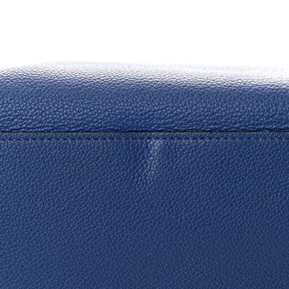 Prada Vitello Daino Shopping Tote Blue 11 of 13