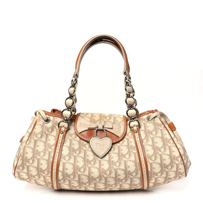 Christian Dior Monogram Romantique Trotter Shoulder Bag Beige 1 of 15