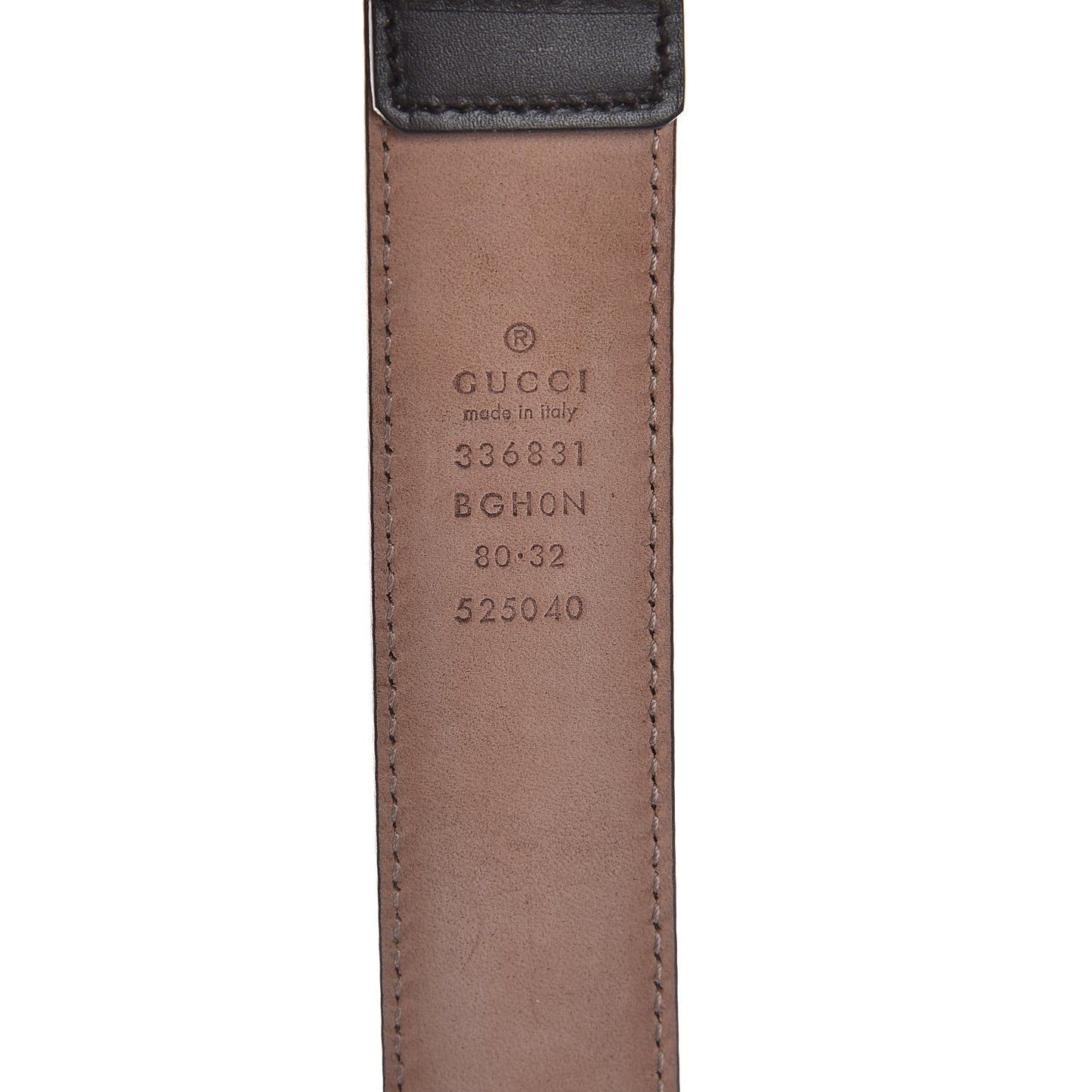 Calfskin Belt 80 32 Dark Brown