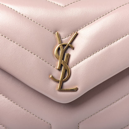 Saint Laurent Calfskin Y Quilted Monogram Toy Loulou Crossbody Bag Light Natural 13 of 13