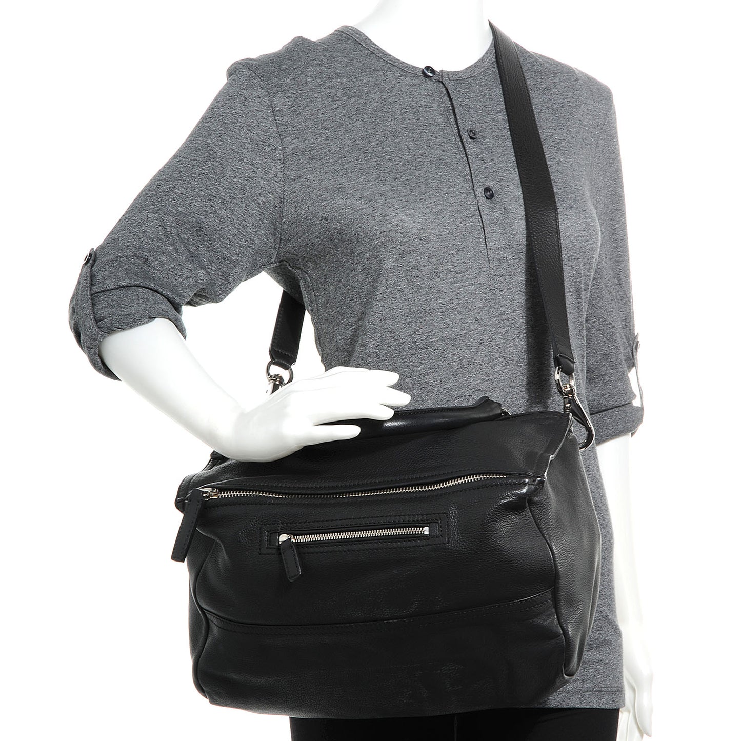 Goatskin Medium Pandora Black