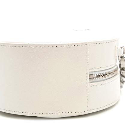 Chanel Iridescent Lambskin Quilted Coco Bow Round Clutch With Chain Ivory 10 of 10
