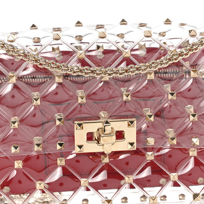 Valentino Garavani PVC Medium Rockstud Spike Shoulder Bag 7 of 9