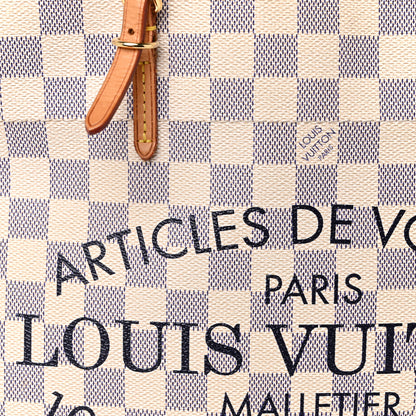 Louis Vuitton Damier Azur Cabas Adventure MM 7 of 15