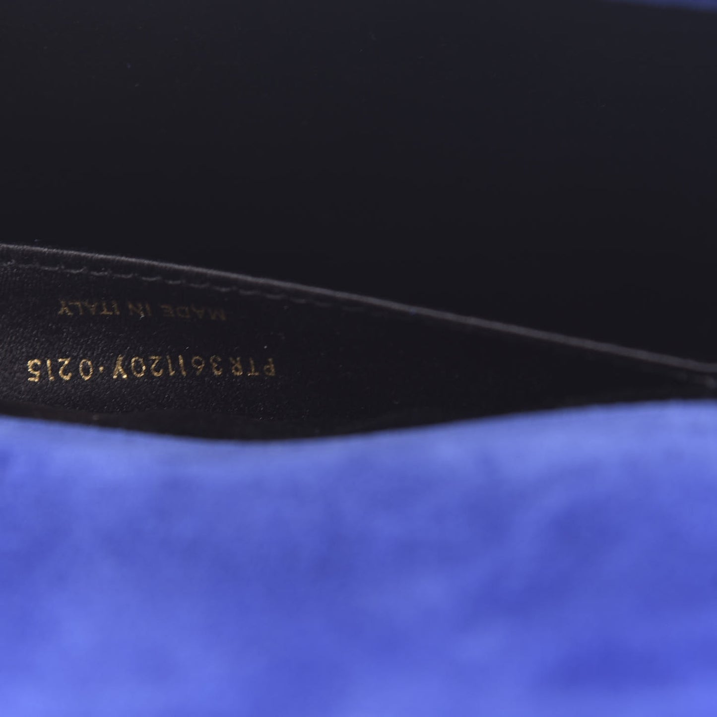 Patent Calfskin Monogram Large Belle De Jour Clutch Royal Blue