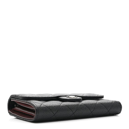 Chanel Caviar Quilted Medium Flap Wallet Black 4 of 13