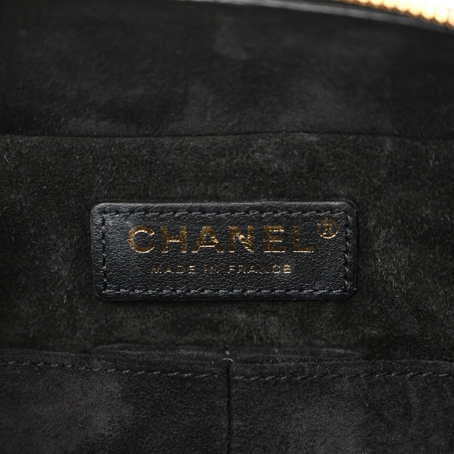 Chanel Calfskin Quilted Travel Kit Vanity Case Black 6 of 11