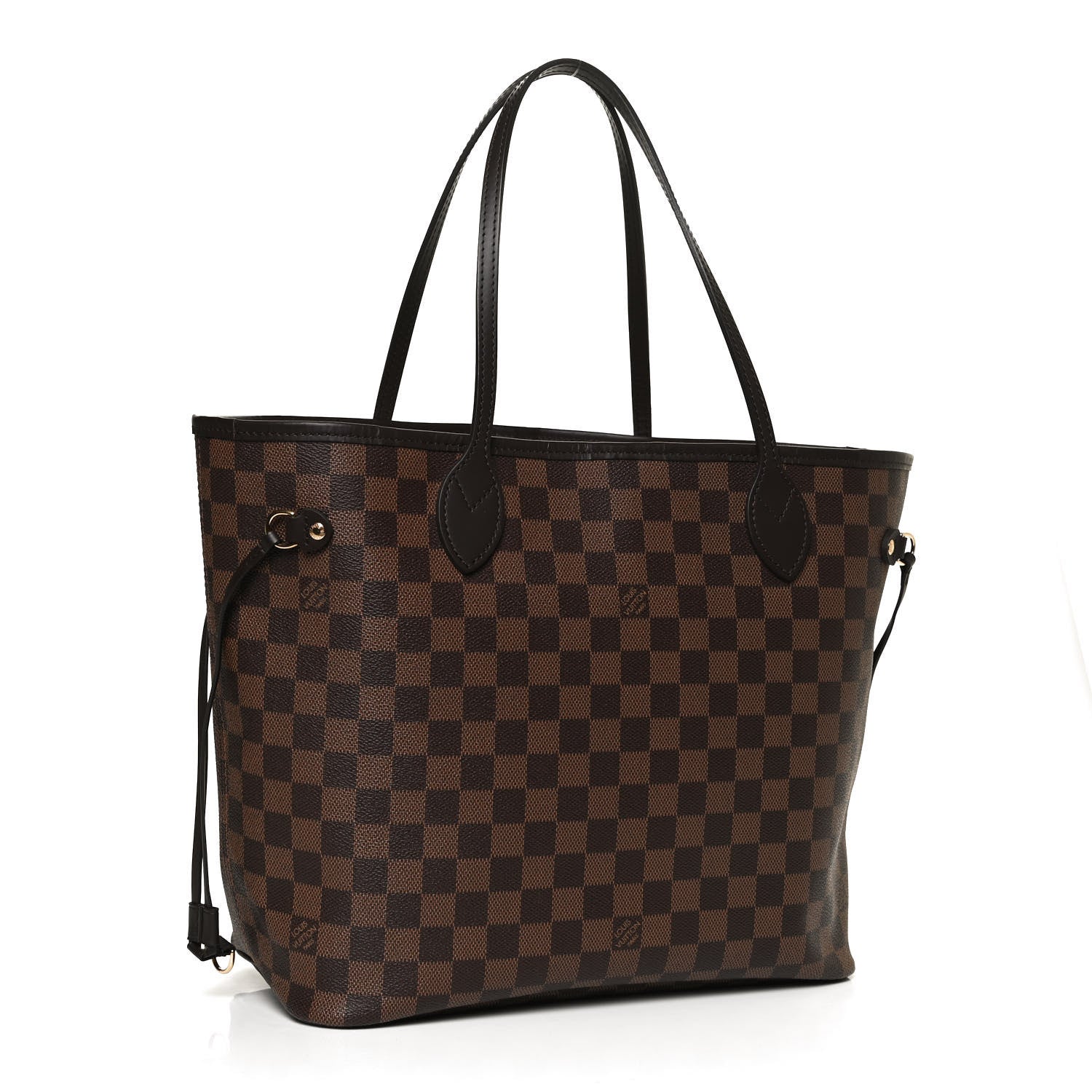 Louis Vuitton Damier Ebene Neo Neverfull MM Rose Ballerine 3 of 11