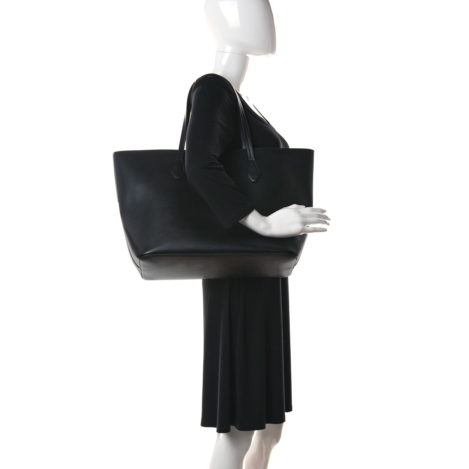 Givenchy Smooth Calfskin Wing Shopping Bag Black 2 of 9