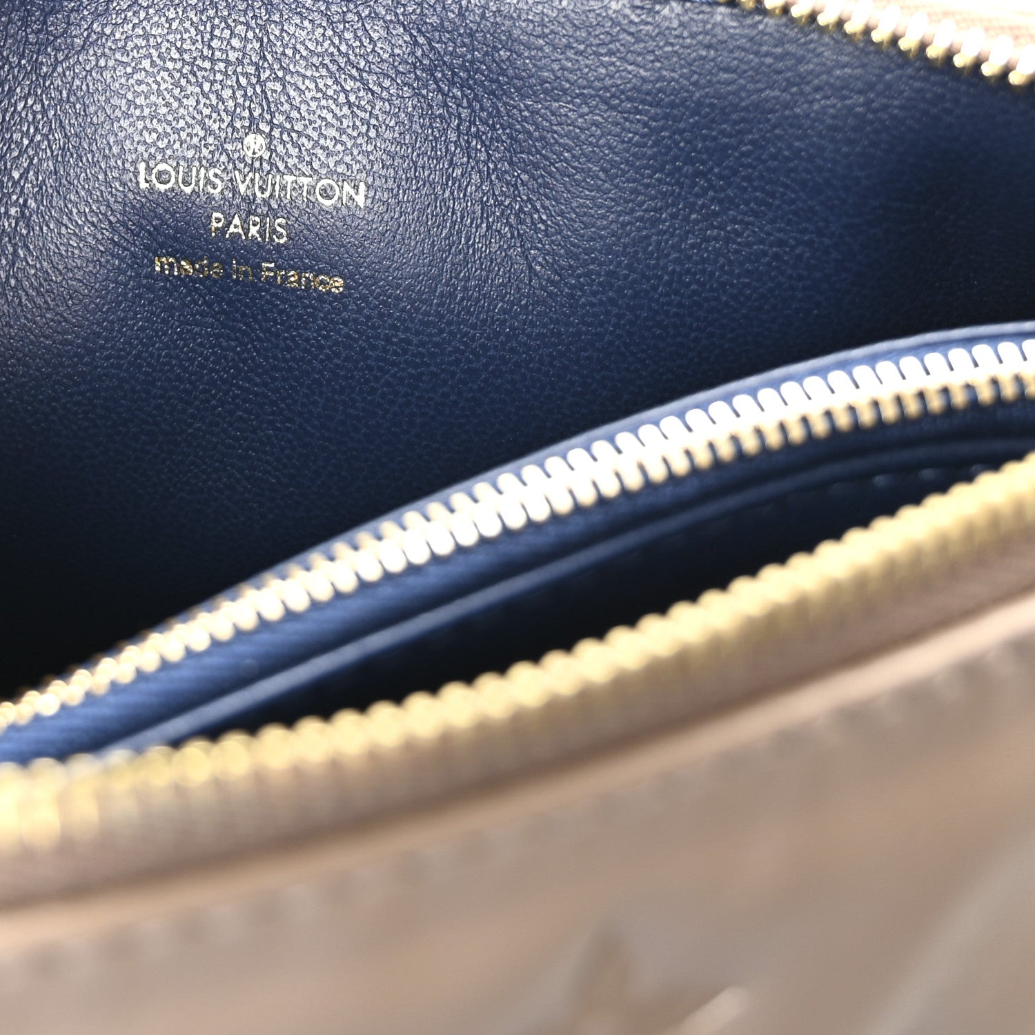 Louis Vuitton Lambskin Embossed Monogram Coussin PM Taupe 6 of 9