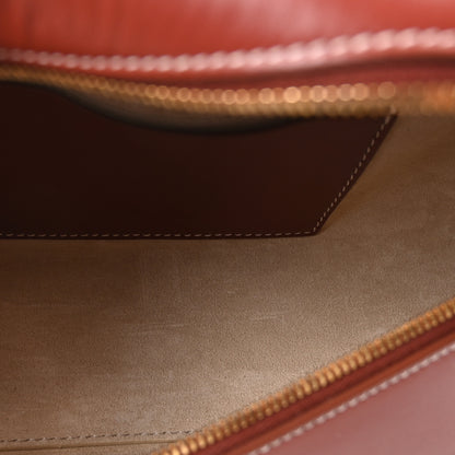 Loro Piana Saddle Calfskin L23 Extra Bag Deep Kummel Sun Gold 5 of 9