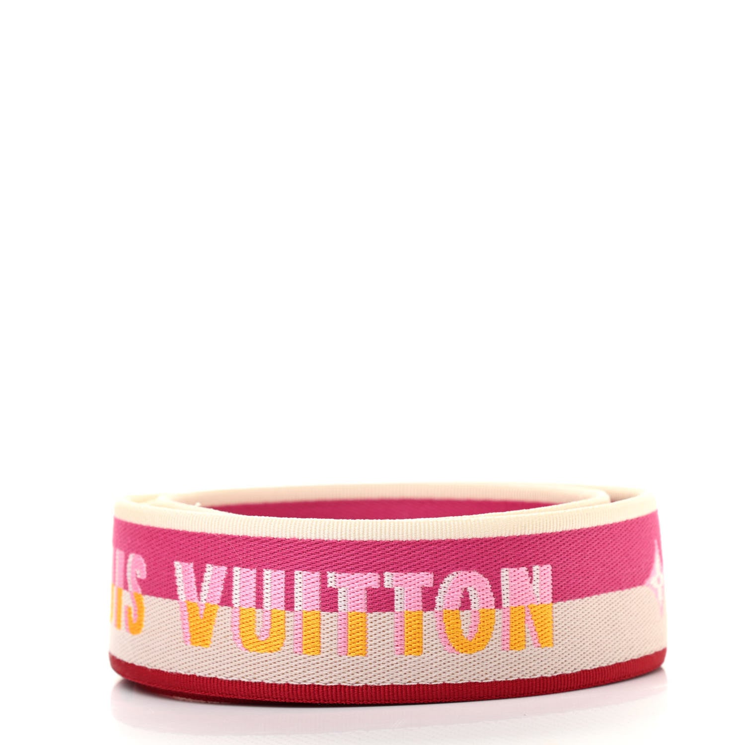 Louis Vuitton Jacquard Speedy Bandouliere 20 Shoulder Strap Fuchsia 2 of 3