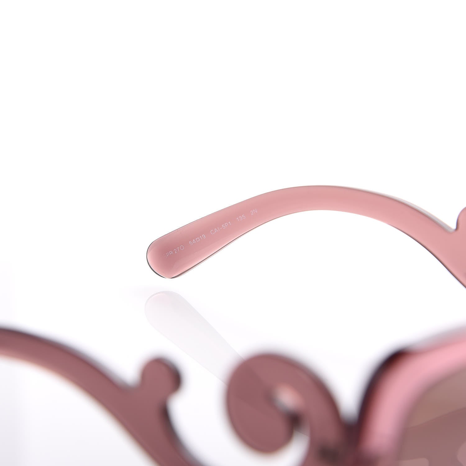 Prada Acetate Baroque Sunglasses SPR 27O Pink 5 of 7