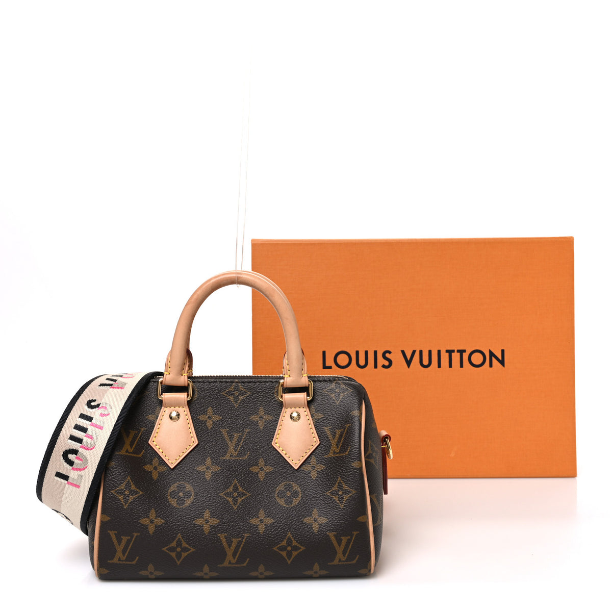 Louis Vuitton Monogram Speedy Bandouliere 20 Black 11 of 11