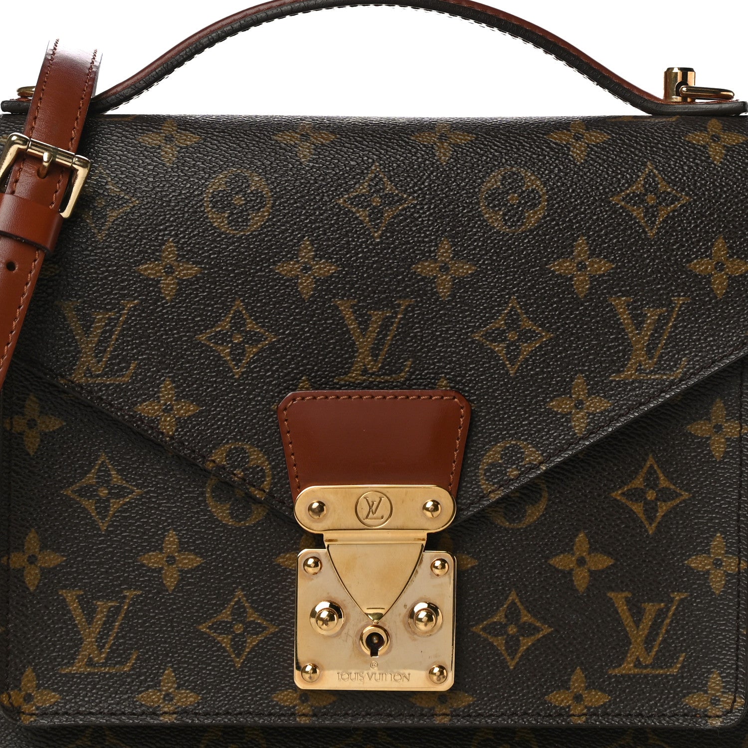 Louis Vuitton Monogram Monceau 28 7 of 19