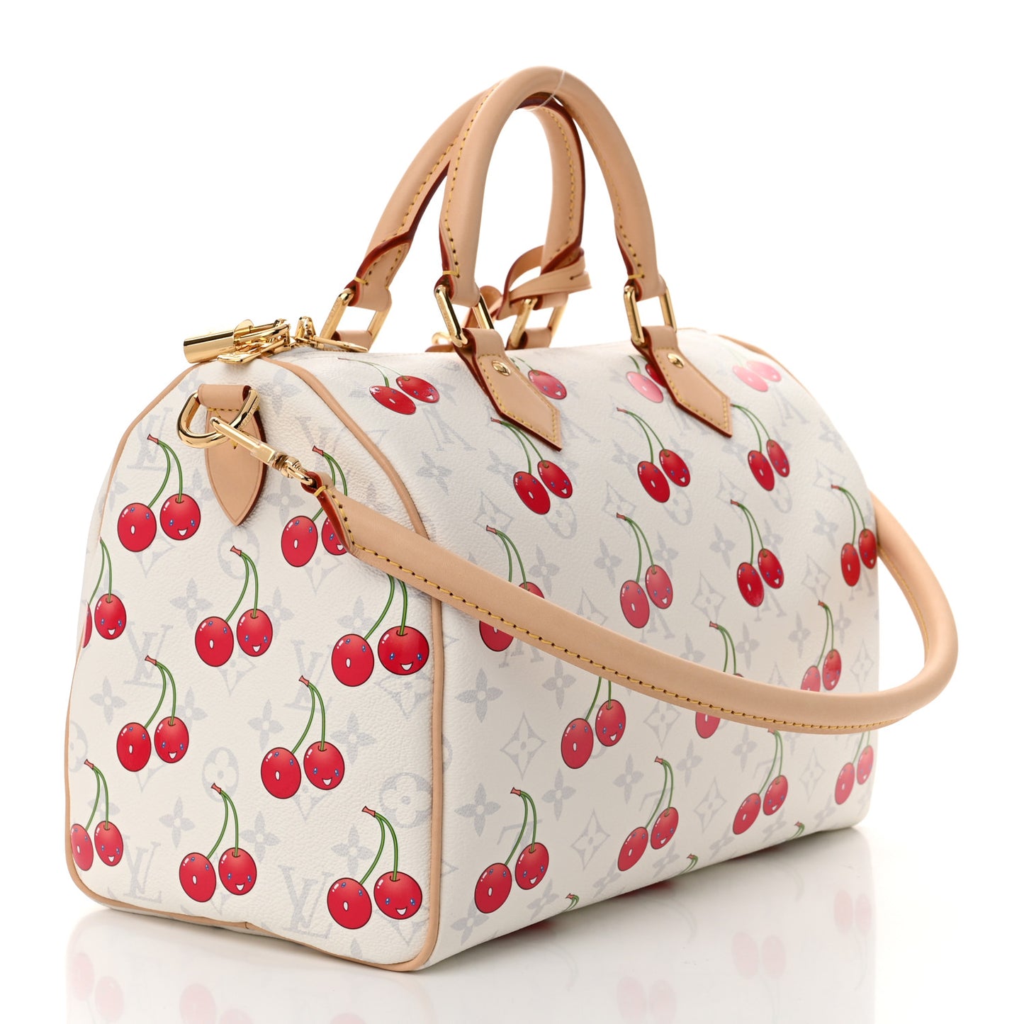 LV X TM Monogram Cerises Speedy Soft Bandouliere 30