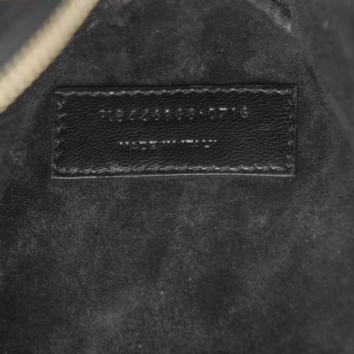 Lambskin Love Heart Clutch Black