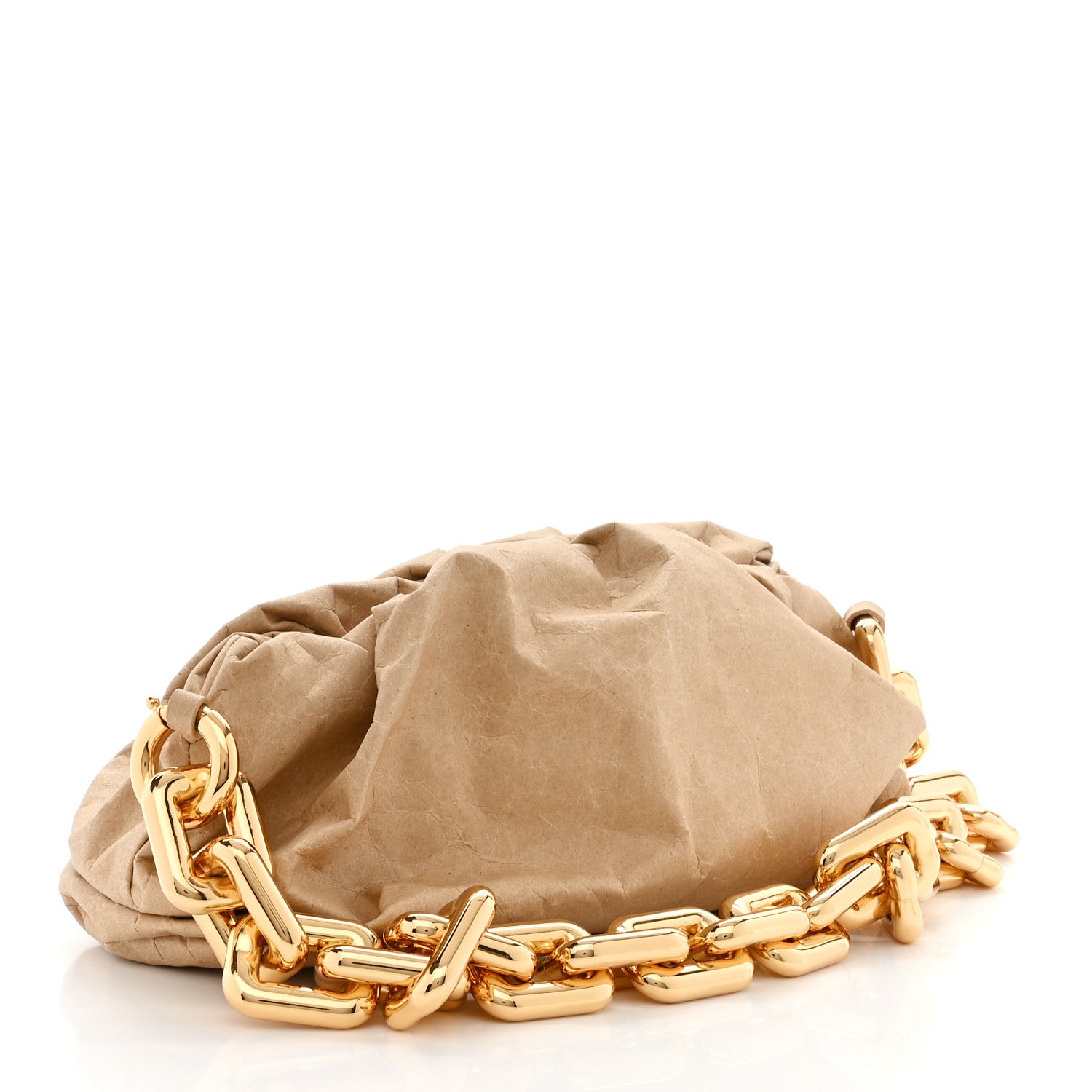 Bottega Veneta BOTTEGA VENETA Paper The Pouch Chain Kraft 3 of 10