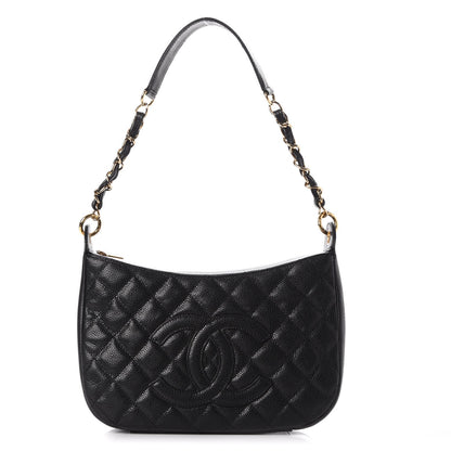 Chanel Caviar Quilted Hobo Black 1 of 9