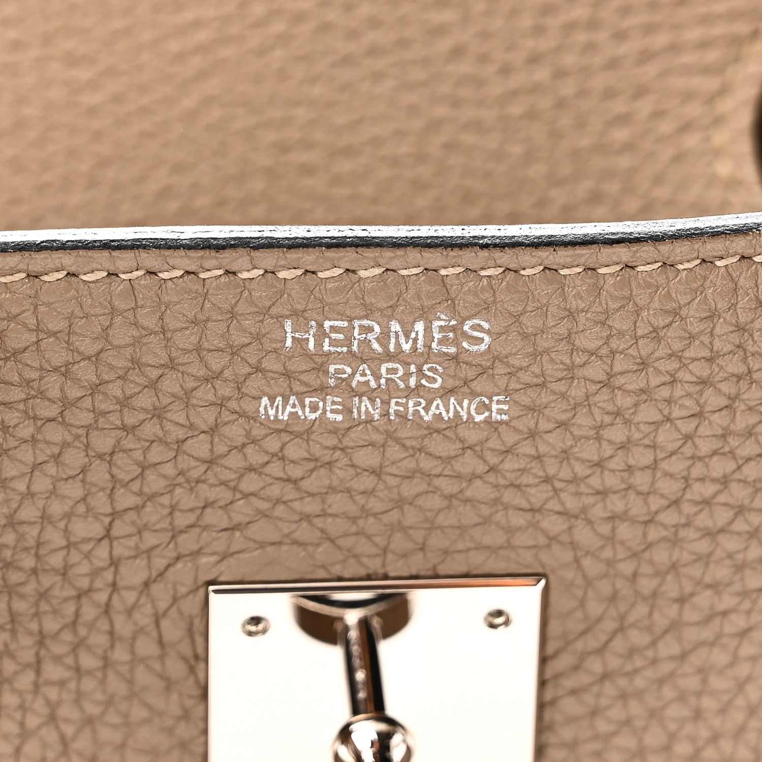 Hermes Taurillon Clemence Birkin 35 Gris Tourterelle 6 of 10
